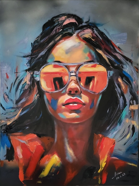 ArteDiAlina.com painting: Burning Heart